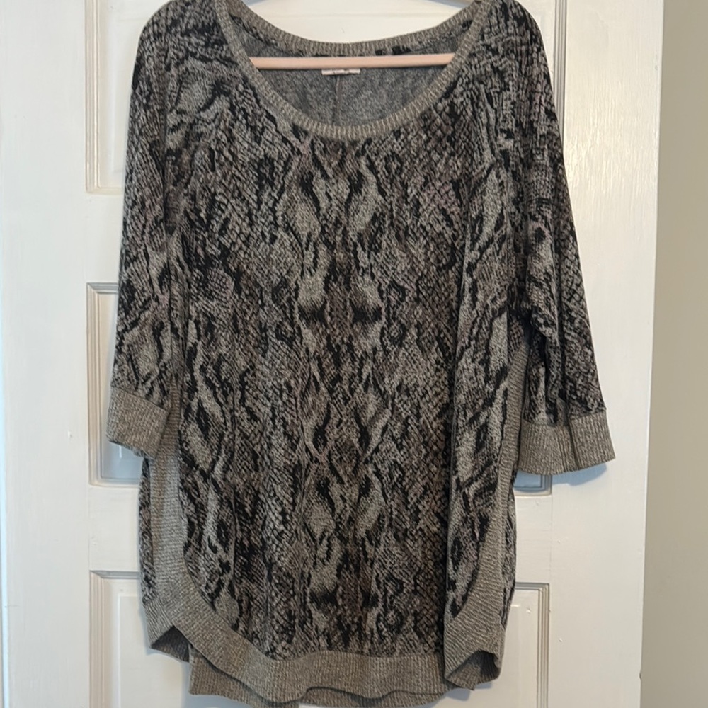 Women's Snake Print Sweater